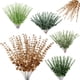 thumbnail image 5 of Ramo de plantas simuladas de eucalipto Naiovety 12 piezas decoración escarcha verde oscuro, 5 of 6