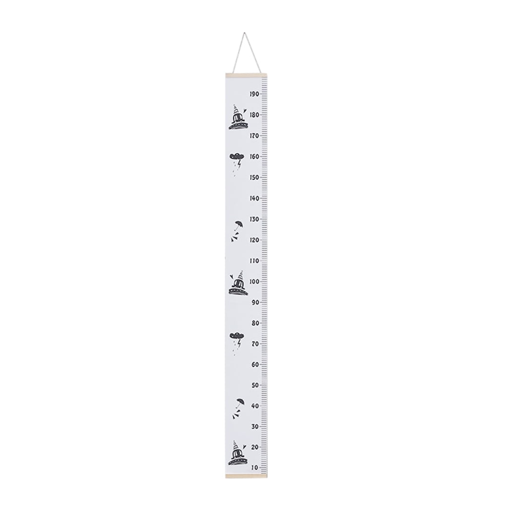 KIDS HEIGHT GROWTH RULER CHART CHILDREN WALL HANGING PERSONALISED MEASURE NORDIC 