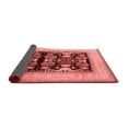 thumbnail image 2 of Ahgly Company Indoor Round Oriental Red Industrial Area Rugs, 7' Round, 2 of 4