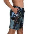 thumbnail image 3 of Corpse Bride Men's Swim Trunks Quick Dry Beach Board Shorts with Pockets Mesh Lining Bathing Suits, 3 of 7
