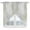 Sage Green, variant on Aqua White Kitchen Window Curtains, Swag Curtains Valance for Bedroom Living Room Bathroom, Abstract Grey Chrysanthemum Flower Floral Rod Pocket Window Treatment Curtain Block Drapes 2 Panels 36"x45"