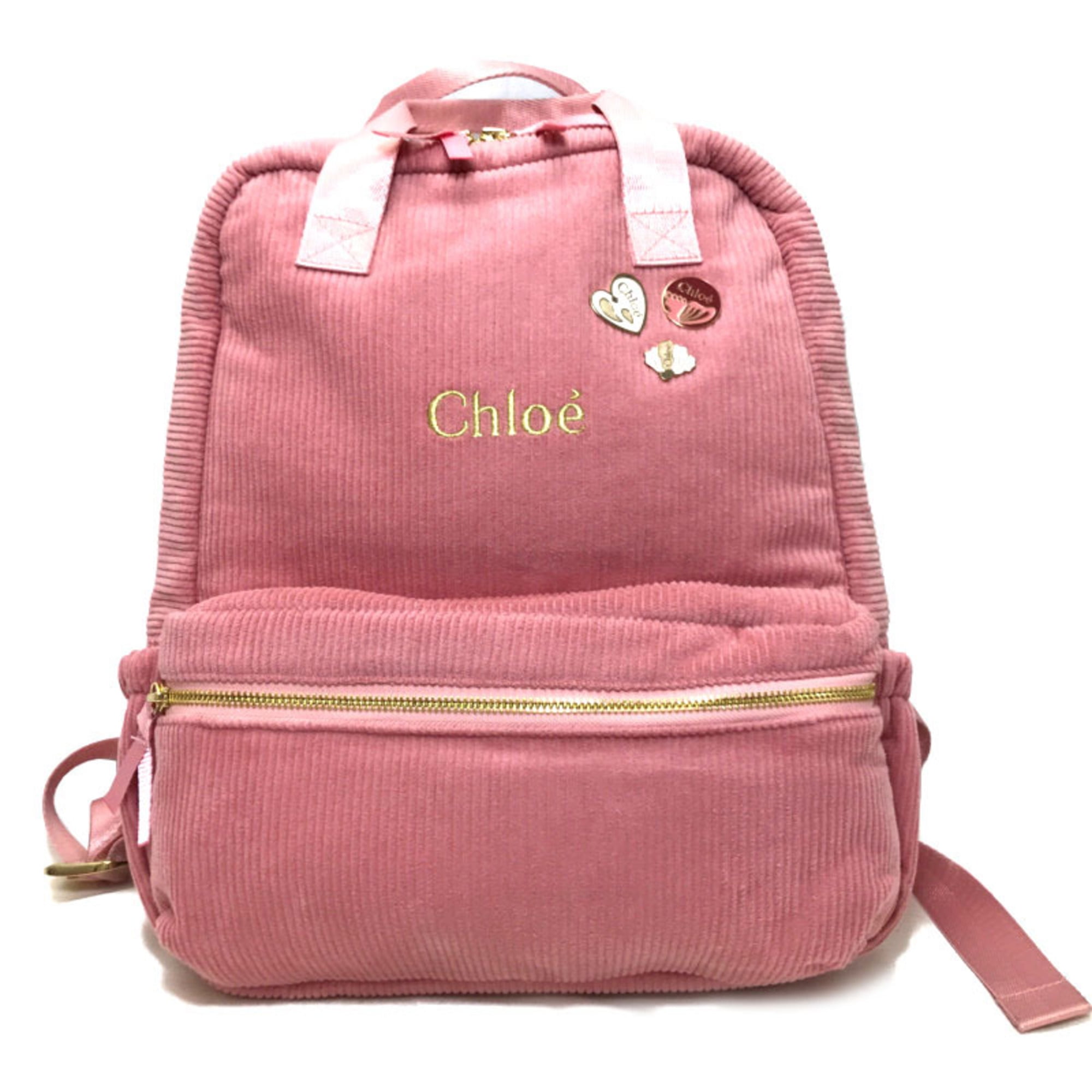 Chloe Kids Pink Velor Canvas Rucksack Backpack Philippines Ubuy