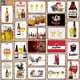 thumbnail image 2 of Letrero de hojalata de cerveza belga, estilo retro, vintage, para pared, bar, pub, cocina, café, decoración del hogar, regalo, 30 x 20 cm, DU-6599A, 2 of 5