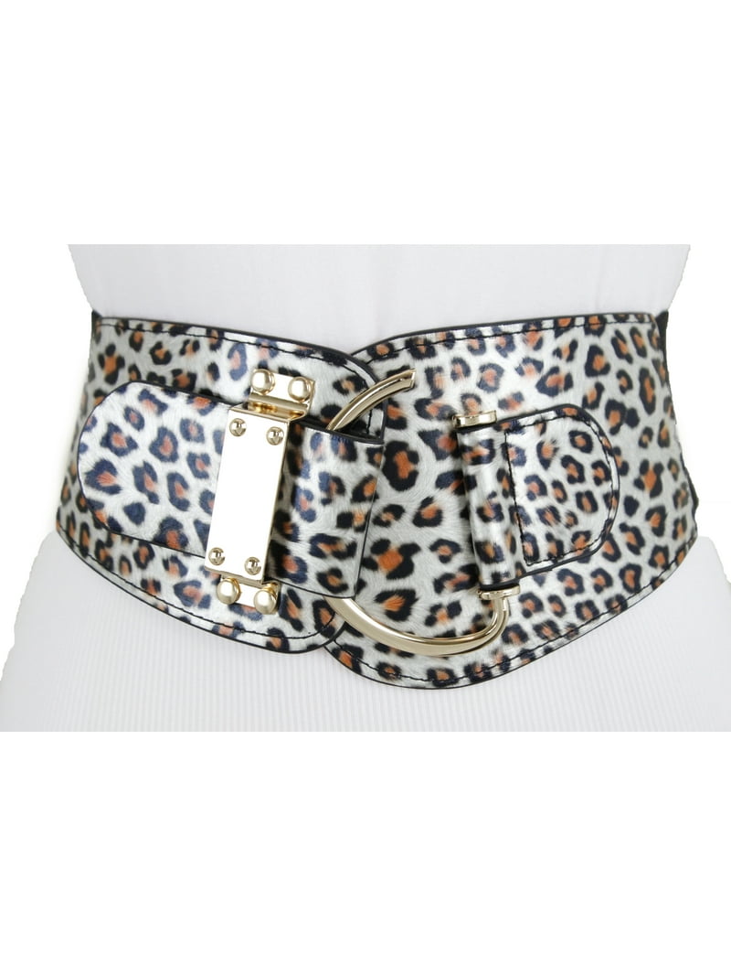 New Women Leopard Animal Print Safari Cheetah Wide Elastic  display picture 1