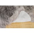 thumbnail image 3 of Natural 676685026606 2 x 3 ft. Icelandic Sheepskin Single Long-Haired Rug - Grey Brisa, 3 of 3