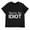 Black, variant on Mens You're An Idiot - T-Shirt Black