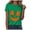 Green, variant on Adult Jack O Lantern Pumpkin Face Halloween Funny T-Shirt (White, XL)