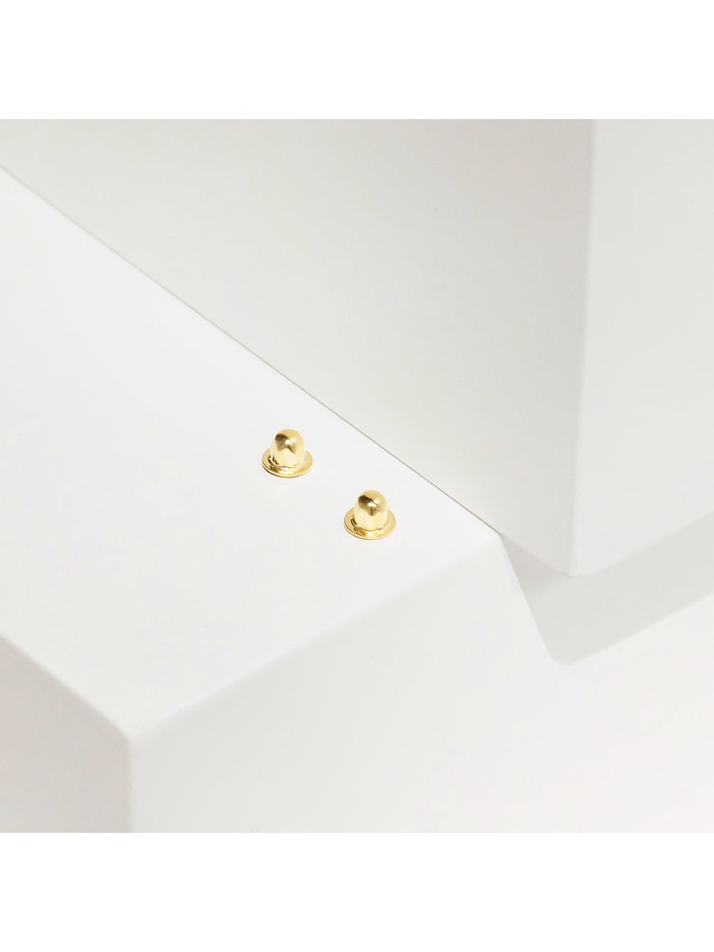 Replacement Pair (2) 14k Yellow Gold Earring Screw Backs Fits In Season Jewelry