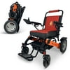 Joystick-Controlled Foldable Electric Wheelchair, Lightweight MAJESTIC Patriot-12 Series, Long-Range, 21″ Wide Seat