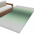 thumbnail image 2 of Sage Green Grey Ombre 3'x5' Washable Rug, Farmhouse Gradient Minimalist Non-Slip Area Rugs for Entryway Kitchen Classroom, StainResistant Dorm Throw Carpet, Low Pile Soft Indoor Floor Mat, 2 of 9