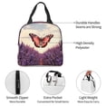 thumbnail image 4 of Vsdgher Butterfly Over Lavender Lunch Bag, Lunch Box for Women Adult Men, Lunch Tote Insulated Cooler Lunch Container for Work/Office/Picnic/Travel, 4 of 8