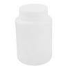 Plastic 500mL Capacity Screwcap Lab Chemical Liquid Storage Bottle White
