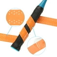 thumbnail image 3 of Uxcell 43.3" Non-Slip Tennis Racket Overgrip Tape Wraps with Hole Orange 9 Pack, 3 of 6