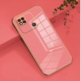 thumbnail image 2 of Compatible with Redmi 10A Case for Women, Ultra Soft Shockproof Cute Plating Electroplate Protective Case TPU Bumper Phone Case for Xiaomi Redmi 10A (Camellia Red), 2 of 11