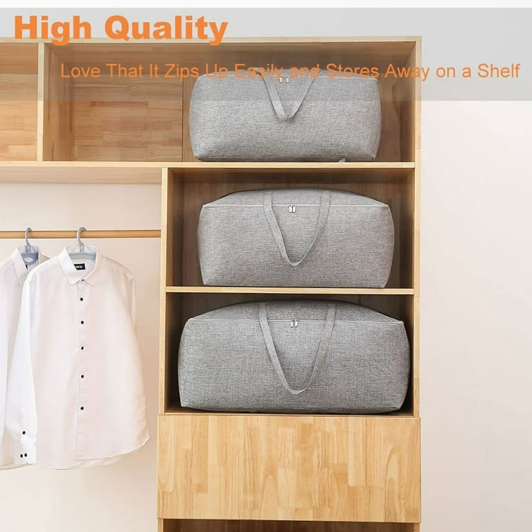 Austok Clear Clothes Storage Bag Organizer,Extra Large Capacity