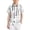 #A05-White, variant on Abcomgle Boys Polo Shirt Size 7 Short Sleeve Pique Polo Shirt Button Closure Striped School Uniform Shirts Formal Collared Golf Shirts for Kid