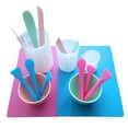 thumbnail image 3 of Silicone for epoxy Jewelry Making Epoxy Resin Blue & Pink Safe Pad Workbenches Table  Mat Mold Accessories Table Protector PINK L, 3 of 8