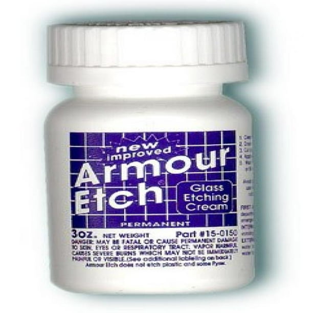 Armour Etching Cream For Glass and Mirrors Is Safe and Easy To Use