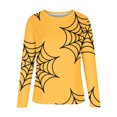 thumbnail image 3 of 2023 Chandail en Molleton Mode pour Femmes 50 % de Réduction Liquidation Chandail en Molleton Classique Imprimé Halloween Col Rond Manches Longues Ample, 3 of 4