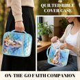 thumbnail image 6 of HELLHERO Watercolor White Horse Bible Cover Case for Daily Use, Polyester Bible Supplies Organizer Bag with Washable Portable Quilted Bible Covers, 6 of 9