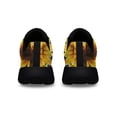 thumbnail image 4 of Hippie Sunflower Imagine All The People Living Life In Peace Shoes Sneakers Black Size 13, 4 of 7