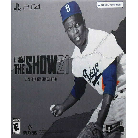 Restored MLB The Show 21 Jackie Robinson Deluxe Ed. (Sony Playstation 4, 2021) Baseball Game (Refurbished)