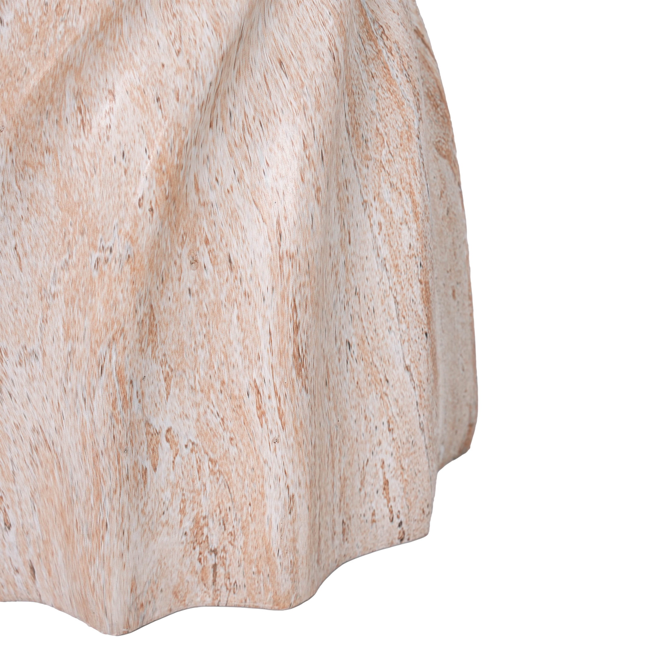 Christopher Knight Home 19" Indoor Outdoor Lightweight Concrete Hourglass Accent Side Table, Beige Marble