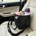 thumbnail image 4 of Drink Carrier Bag,4 Bottle Insulated Drink Carrier Bag With Strap, Canvas 4 Compartment Tumbler Holder Tote, Adjustable Crossbody Water Bottle Caddy For Travel Hiking Picnic Sports Family Use, 4 of 4