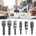 thumbnail image 2 of Heavy Duty Carbides Insert Flush Trim Router Bit Top&Bottom Bearing With Coating 8mm Shank For Woodwork Trimming, 2 of 8