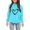 Sky Blue, variant on Bmisegm Cute Hoodies for Girls Graphic Print Lined Pullover Hooded Sweatshirt for Everyday Comfort Wear Girls Tops,Yellow,18-24 Months