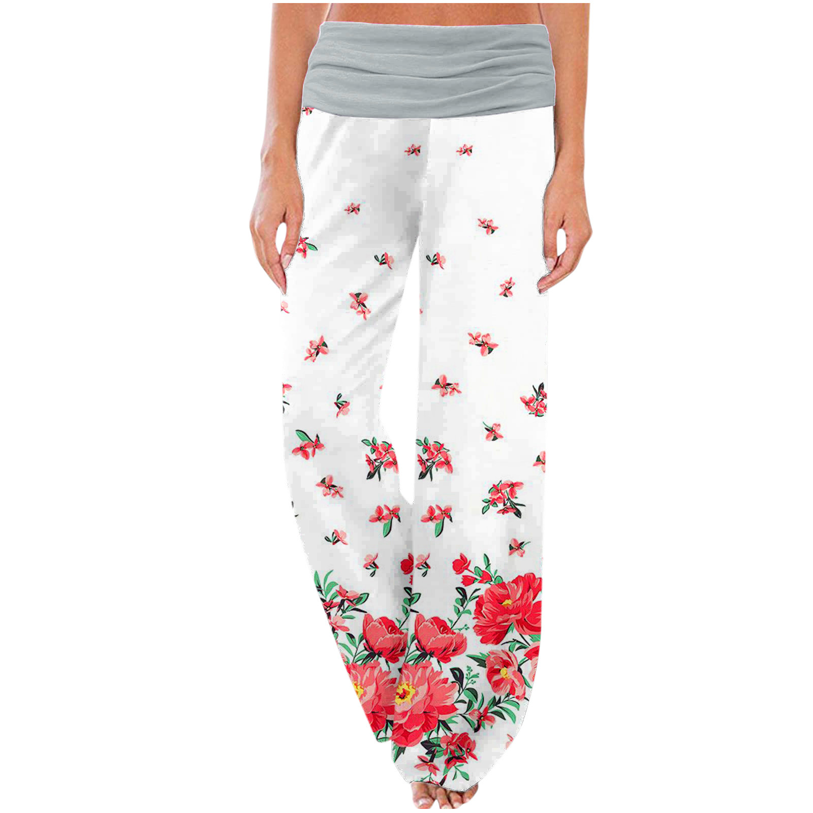 Wide Leg Pants For Women Plus Size Pajama Pants Lounge Yoga Casual