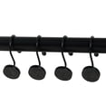 thumbnail image 6 of Better Homes & Gardens Matte Black Button Rustproof Shower Curtain Hooks, 12pc, 6 of 6