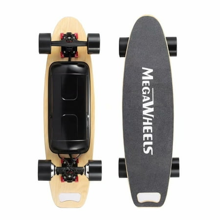 Electric Skateboard Longboard,15-20km/h Top Speed, 15KM Max Range, Dual Motor 500W, 8 Layers Maple with Updated