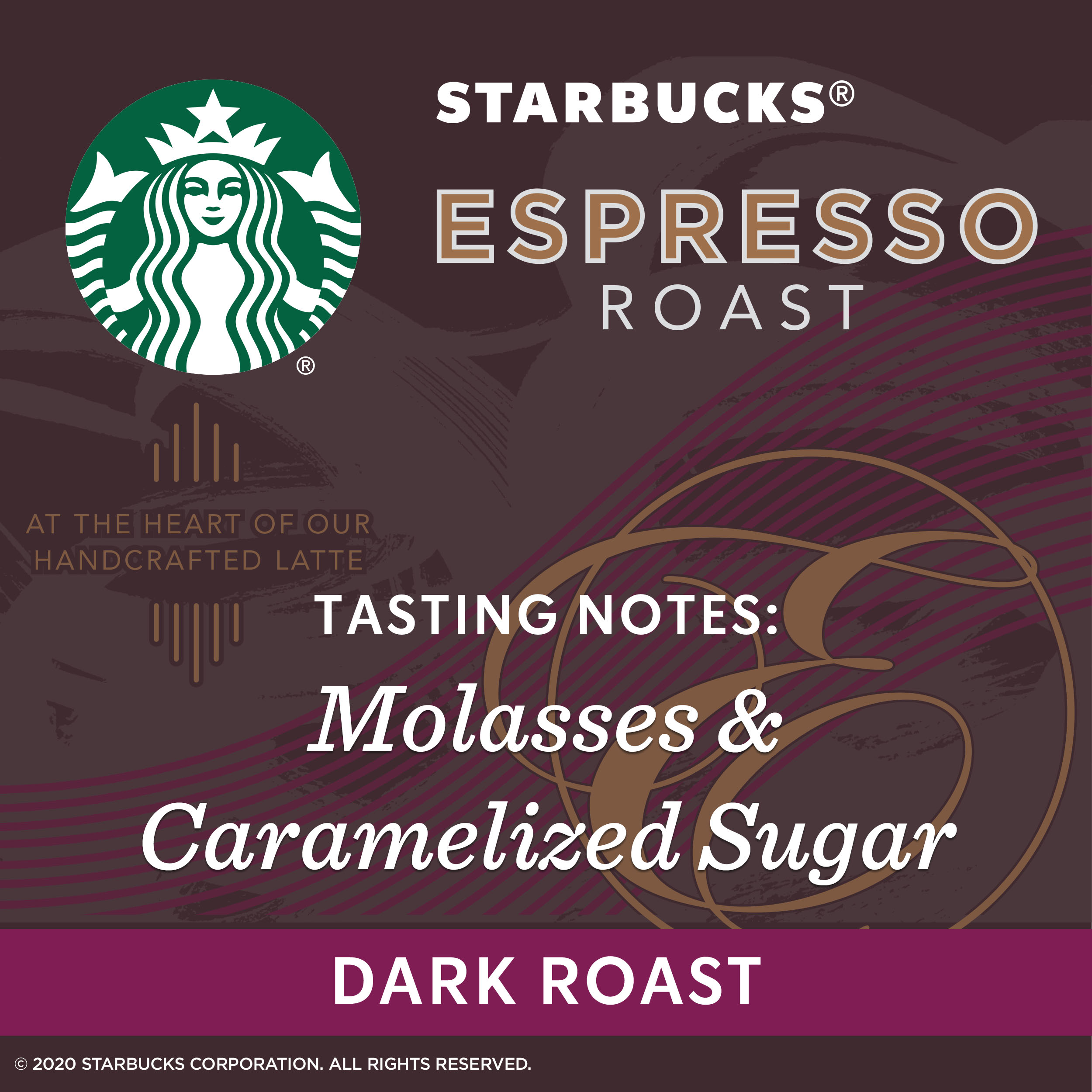 Starbucks Espresso Dark Roast Whole Bean Coffee, 20 Oz, Bag - image 4 of 6