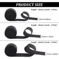thumbnail image 2 of 6 Yards 3 Styles of Non-Slip Polyester Elasticated, Straight Silicone Elasticated Clamping Straps for Garments, Curtain Decorations, Clothes and DIY Crafts, 2 of 6