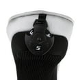 thumbnail image 3 of Mesh Golf Club Cover Hybrid Utility Headcover with Number Tag Gray, 3 of 8