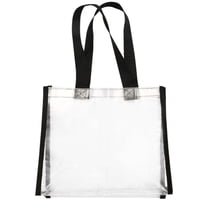 AOOOWER Clear Tote Bags Shopper Shoulder Bag Women Handbags Shopping Pouch Gift
