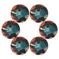 thumbnail image 6 of WOBOGO Handsome God Of Gamblers Round Placemats Set of 1 Heat Resistant Washable Kitchen Table Decorations 15.4in, 6 of 7