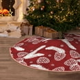 thumbnail image 5 of Sikiie Christmas Holiday Pinecone Christmas Tree Skirt, Christmas Tree Decorations, Christmas Decor, Tree Mat Decoration(30-48IN)-30", 5 of 6