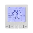 thumbnail image 1 of Thermostat Intelligent pour la Maison, Contrôle de Température Programmable, Protection IP20, Minuterie 24 H, Allumage/extinction, Thermostat Numérique pour Chauffage au Sol Électrique 16 A, 1 of 8