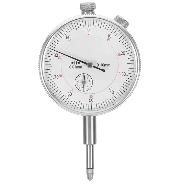 Indicador de cuadrante de 0-10 mm, calibre de cuadrante profesional, herramienta de medición de torno, calibración de impresión 3D, medición de máquina CNC para uso industrial