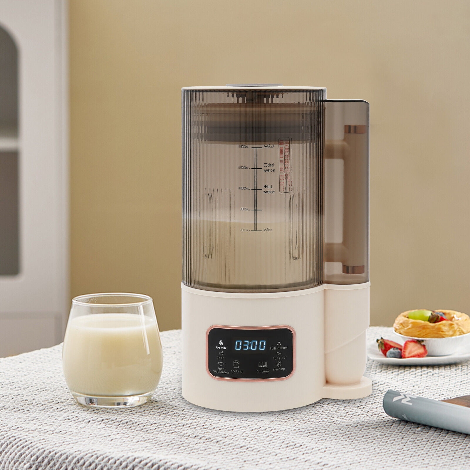 Modern Soy Milk Machine, Home Premium Soy Milk Machine, High-performance Soy Milk Machine for 3-5 People