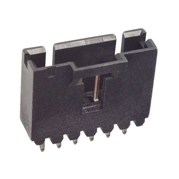 Pack of 6 5-104362-5 Connector Header 6 position 2.54mm Through Hole :RoHS