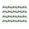 thumbnail image 1 of 20pcs Christmas Bows Mini Christmas Tree Bows Mini Bowknot Ornament Xmas Tree Hanging Pendant For Xmas Tree Hanging Decoration, 1 of 9
