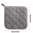 thumbnail image 2 of Pot Holders for Kitchen, Terry Pot Holder Set of 6, Heat Resistant Hot Pads for Cooking, Baking, Hot Dishes and Countertop Protection, 2 of 5