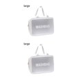 thumbnail image 1 of Bewildely S/M/L 3 tamaños señoras de gran capacidad Pu esmerilado impermeable bolsa de cosméticos conveniente bolsa de almacenamiento de Type5 NO5, 1 of 6