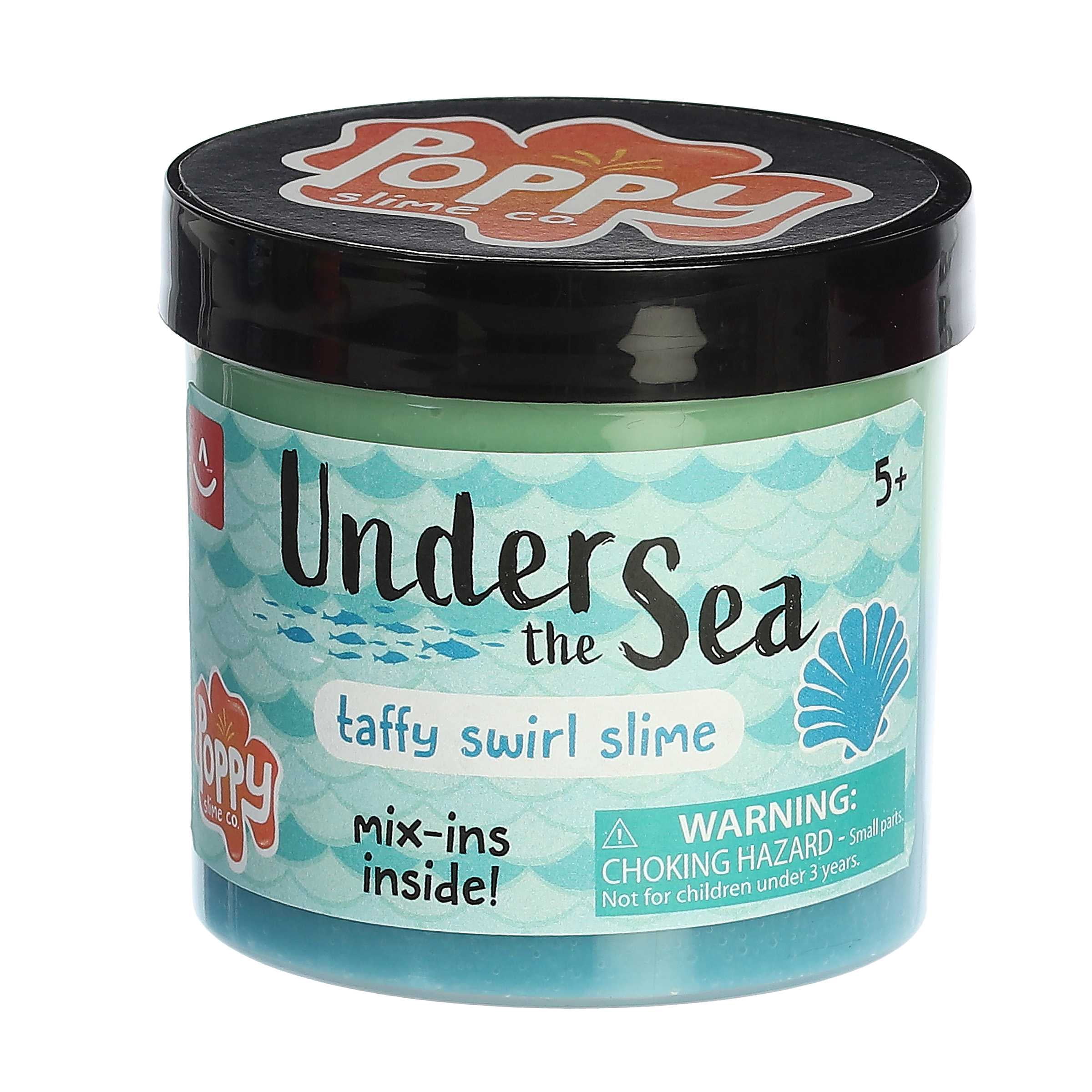 Aurora Toys - Medium Green Poppy Slime Co. - 11.3oz Under The Sea Slime - Gooey Toy