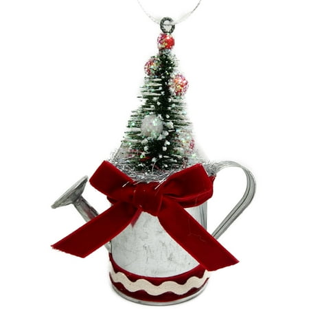 holiday time christmas ornaments 6 piece silver watering holiday time christmas ornaments 6 piece silver watering