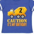 thumbnail image 4 of Inktastic 2nd Birthday Construction Truck, Cement Mixer 2 Years Old Boys or Girls Toddler T-Shirt, 4 of 5