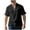 Black, variant on Dagugfen Summer Shirts for Men Button V Neck Short Sleeve Loose Lightweight Beach Travel Casual Tee Tops